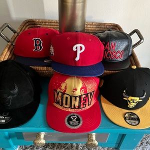 NBA stickersd hats